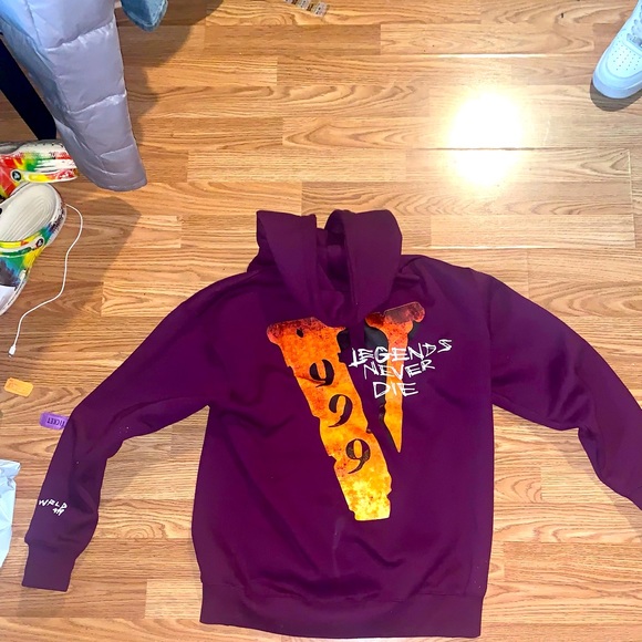 Vlone Juice Vlone Barbed Wire Vlone X Juice Wrld Hoodie
